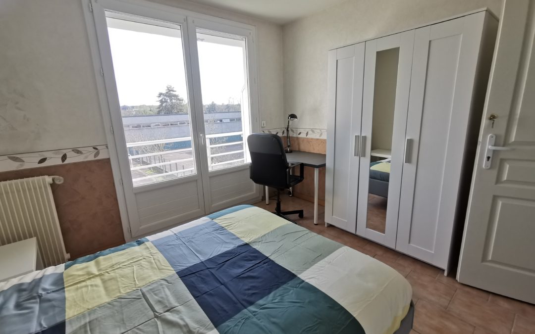 LOUÉ – TOURS 37000 bvd Richard Wagner – Chambre en colocation